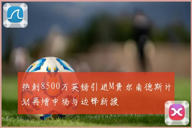 热刺8500万英镑引进M费尔南德斯计划再增中场与边锋新援