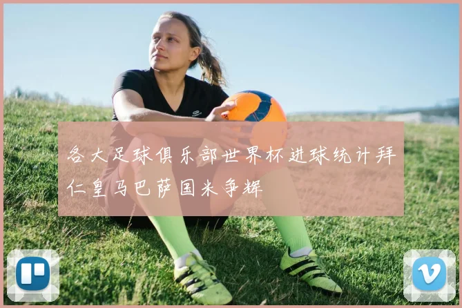 各大足球俱乐部世界杯进球统计拜仁皇马巴萨国米争辉